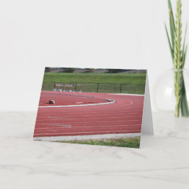 TRACK COACH-MITTEILUNGSKARTEN KARTE