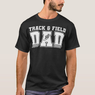 Track Field Dad Sport Vatertag T-Shirt