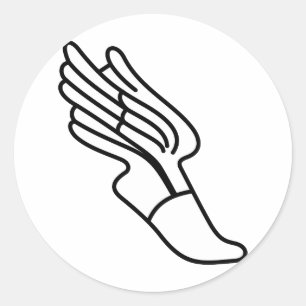 Track-Logo Runder Aufkleber