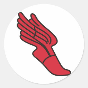 Track-Logo Runder Aufkleber