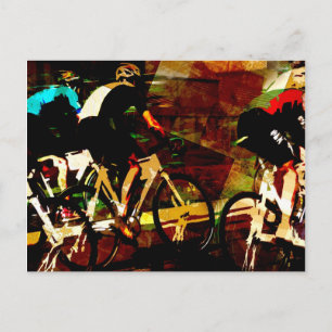 Track Racing Postkarte