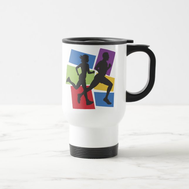 Track, Running Travel Mugs Reisebecher (Rechts)