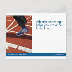 Track Sports Postcard Postkarte