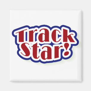 Track-Star-Tshirts und -Geschenke Magnet