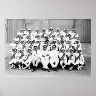 Track Team, Manila, Anfang der 1900er Jahre Poster