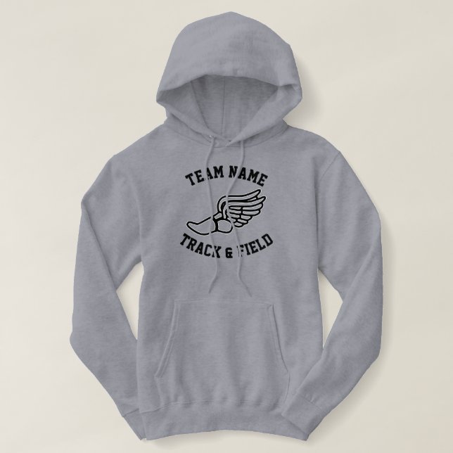 Track- und Feldname bzw. Teamname bzw. Textsport Hoodie (Design vorne)