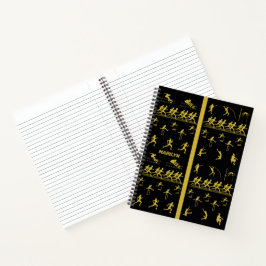 Track und Field Notizbuch