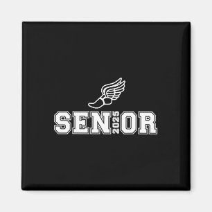 Track-und-Field-Senior-Jahr 2025 Abschluss Magnet