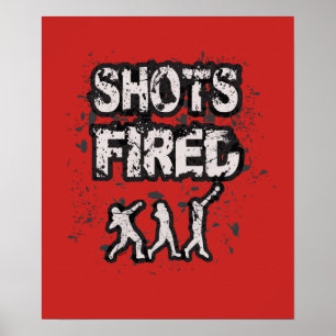 Track und Field Shooting Put Thrower Poster