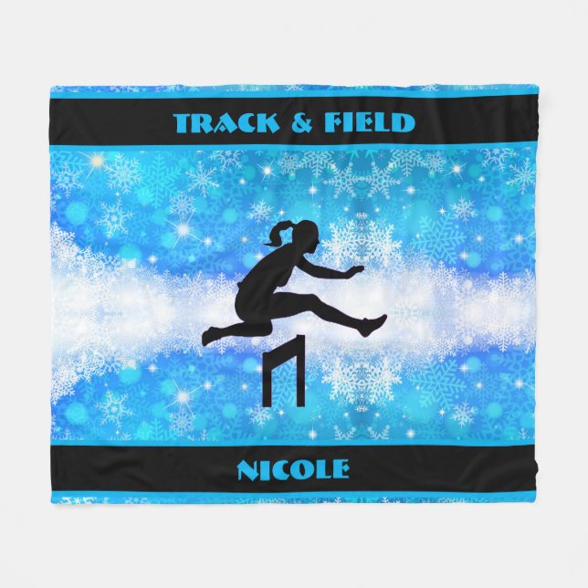 Track und Field Winter Fleecedecke (Vorderseite (Horizontal))
