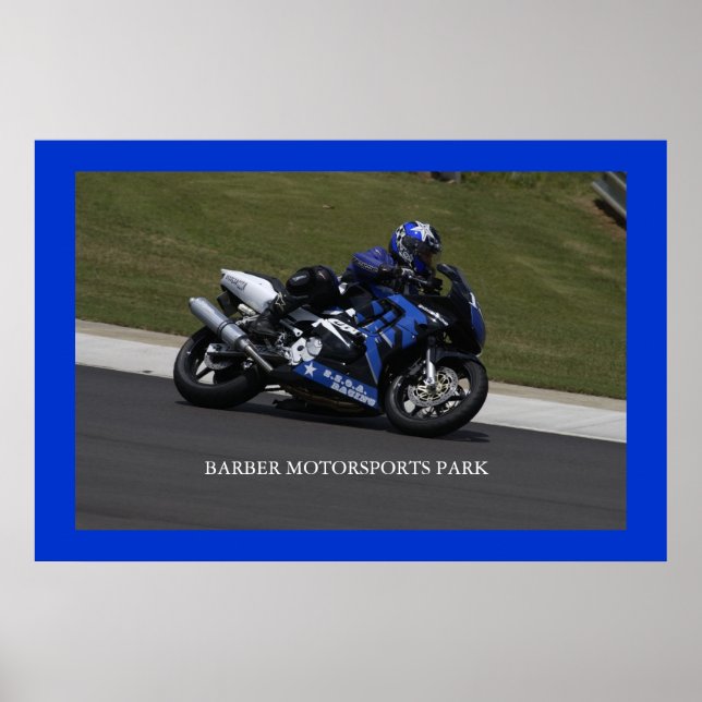 Trackday in Barbers Poster (Vorne)