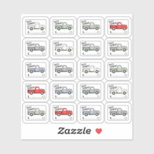 Tracker-Planer für das LKW-Bezahllabel Aufkleber