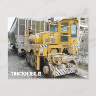 Trackmobile Eisenbahnmotorenlokomotive Postkarte