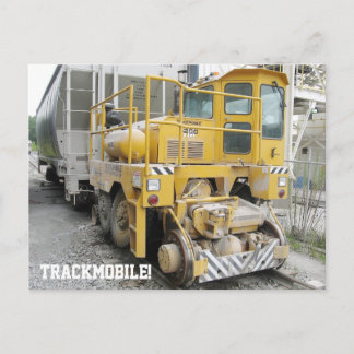 Trackmobile Eisenbahnmotorenlokomotive Postkarte