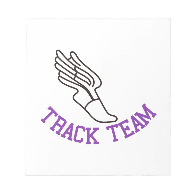 Trackteam Notizblock (Vorderseite)