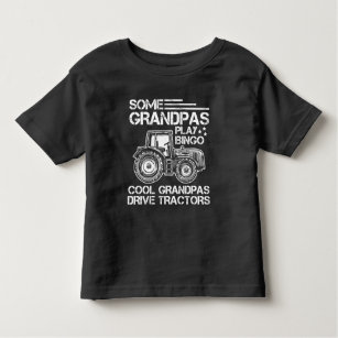 Tractor Großvater Bauer Ranch Großeltern Kleinkind T-shirt