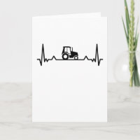 Tractor Herzschlag Landwirtschaft und Bauerngesche