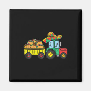 Tractor Taco für Kinder Cinco De Mayo Mexikanische Magnet