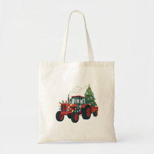 Tractor Weihnachtsbeleuchtung Tractor Weihnachten Tragetasche