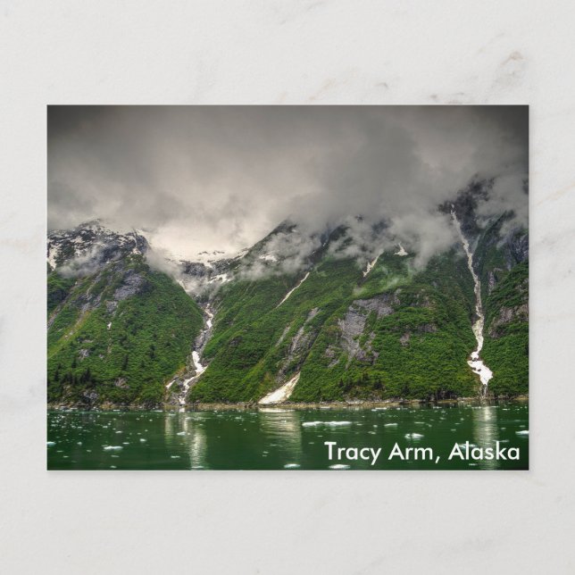Tracy Arm, Alaska Postkarte (Vorderseite)