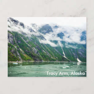 Tracy Arm, Alaska Postkarte