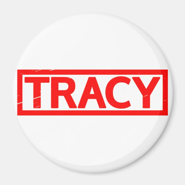 Tracy-Briefmarke Magnet (Vorne)