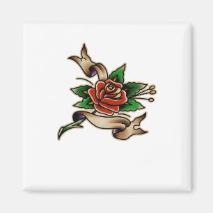 Trad Tattoo 005 Aufkleber  Magnet