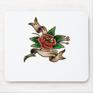 Trad Tattoo 005 Aufkleber Mousepad