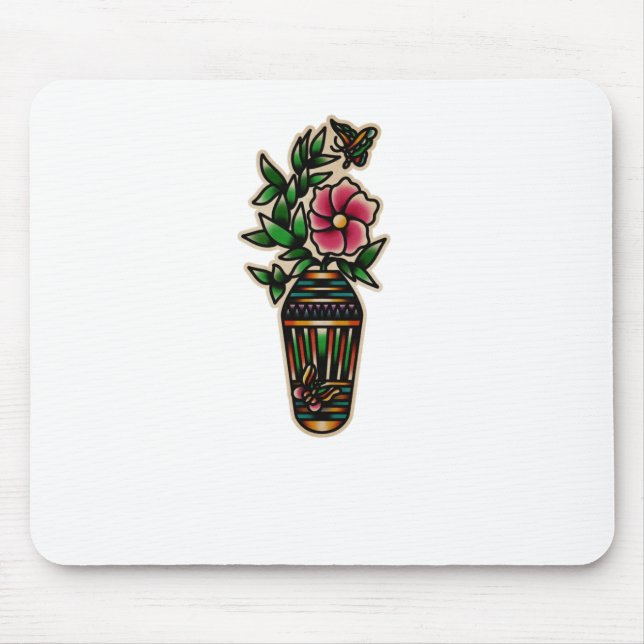 Trad Tattoo 006 Aufkleber  Mousepad (Vorne)