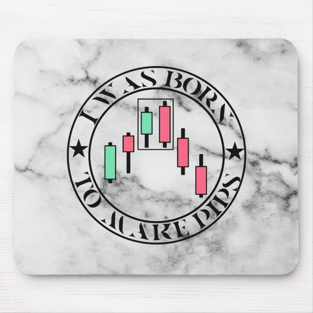 Trade Design | Bärisches Muster Marmor | Pips Mousepad (Vorne)