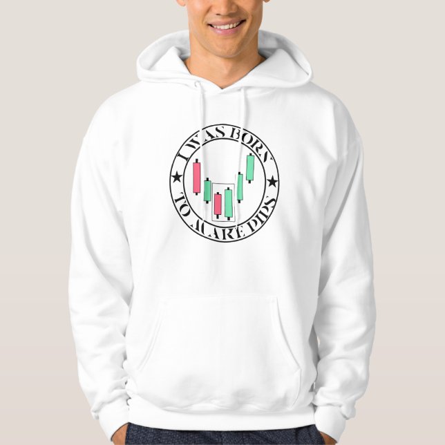 Trade Design | Bullish pattern | Pips Hoodie (Vorderseite)