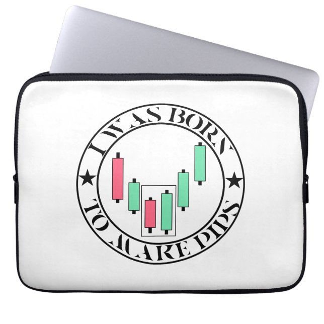 Trade Design | Bullish pattern | Pips Laptopschutzhülle (Vorderseite)