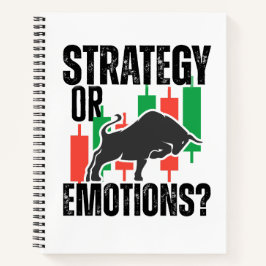 Trade Motivation | Bull market | Strategy Notizbuch