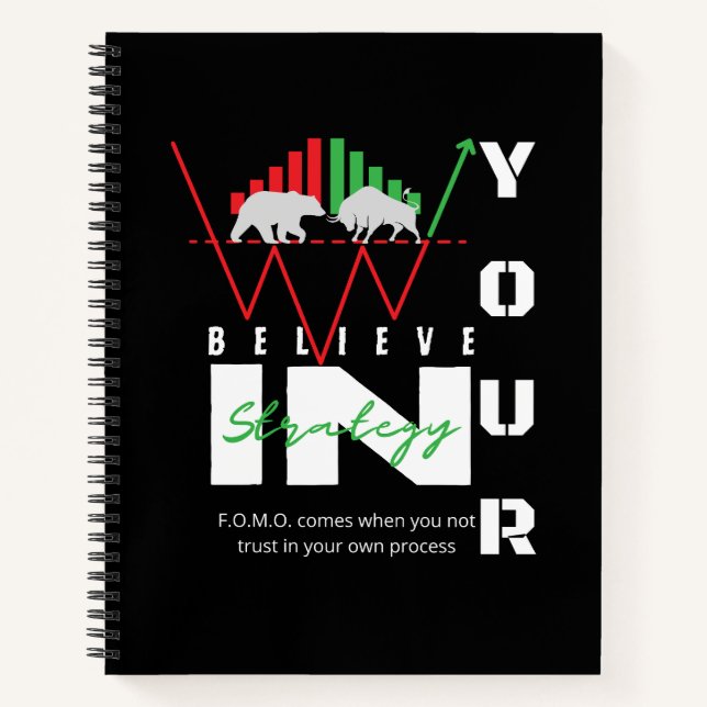 Trade Motivation | Bullish | Pattern Notizbuch (Vorderseite)