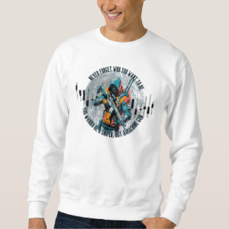 Trade Motivation | Cyberpunk Sniper | Fantasy Sweatshirt