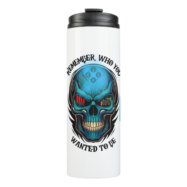 Trade Motivation | Skull | Remember  Thermosbecher (Vorderseite)