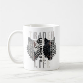 Trader-Leben | Wolf | Beide Seiten Kaffeetasse
