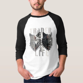 Trader-Leben | Wolf | Beide Seiten T-Shirt