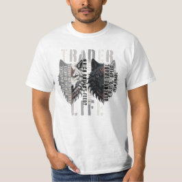 Trader-Leben | Wolf | Beide Seiten T-Shirt