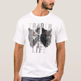 Trader-Leben | Wolf | Beide Seiten T-Shirt