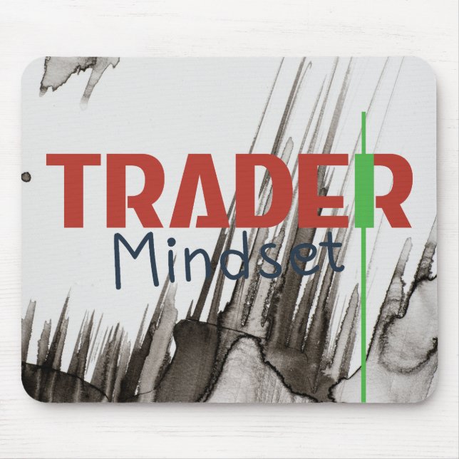Trader-Mentalität – Disziplinorientiertes Trading Mousepad (Vorne)