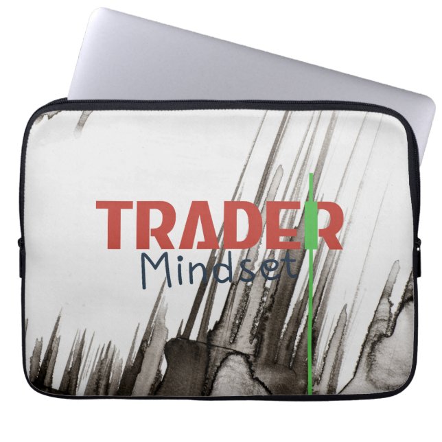 Trader Mindset – Discipline Focused Trading Laptopschutzhülle (Vorderseite)