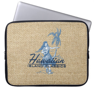 Tradewinds Hawaiian Hula Girl Neoprene Wetsuit Laptopschutzhülle