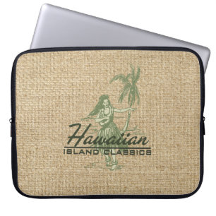 Tradewinds hawaiischer Hula Mädchen-NeoprenWetsuit Laptopschutzhülle