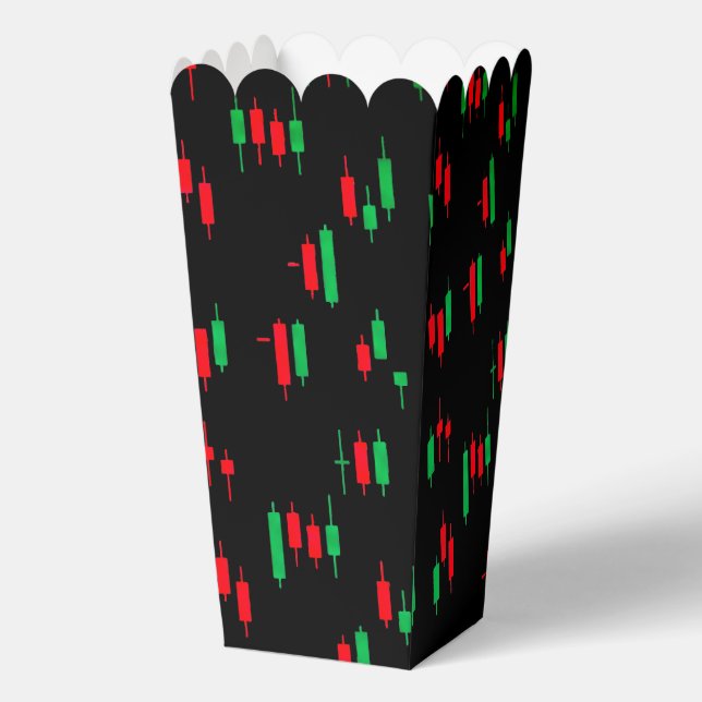 Trading Chart Pattern Streetwear Red Green Candle Geschenkschachtel (Vorderseite)