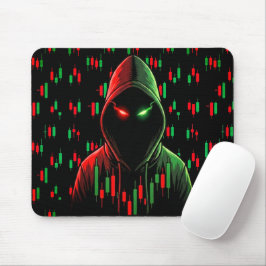 Trading Chart Pattern Streetwear Red Green Candle Mousepad