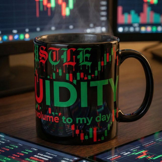 Trading Chart Pattern Streetwear Rot Grün Kerze Tasse (Von Creator hochgeladen)