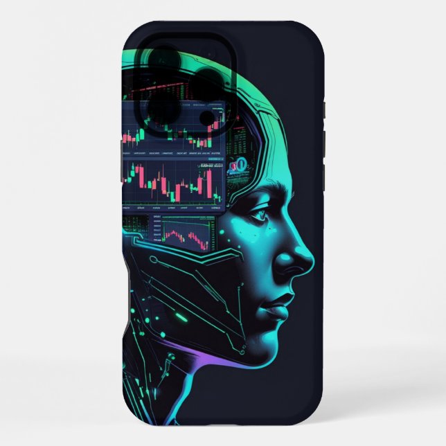 Trading Dashboard Klarer iPhone 16 Pro Max Case  Hülle (Rückseite)