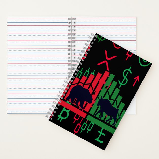 Trading Journal Notebook - Japanischer Candlestick Notizbuch (Innen)