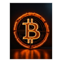 Trading Room Modernes Office Orange Bitcoin LOGO